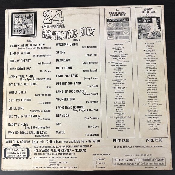 24 Original Happening Hits Vinyl, LP Compilation 1967 - Picture 2 of 2